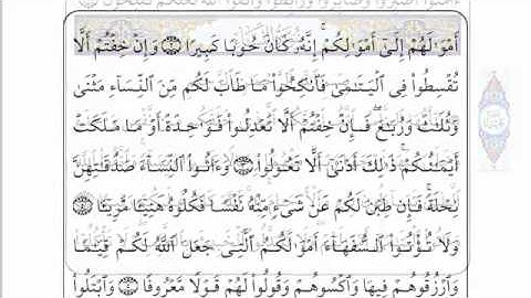 القران الكريم سورة النساء بصوت احمد العجمي Al Nisaa' 1 9 YouTube