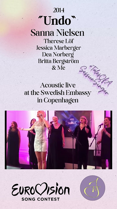 Sanna Nielsen 2014 “Undo” Acoustic live at Swedish Embassy in Copenhagen.