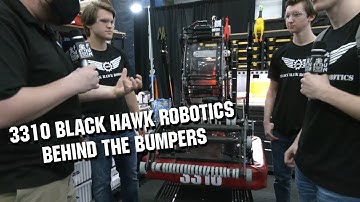 Behind the Bumpers 3310 Black Hawk Robotics Robot Rapid React