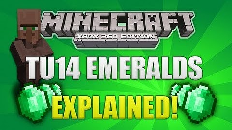 Minecraft Xbox 360 TU14 Emerald Items Explained [GUIDE]
