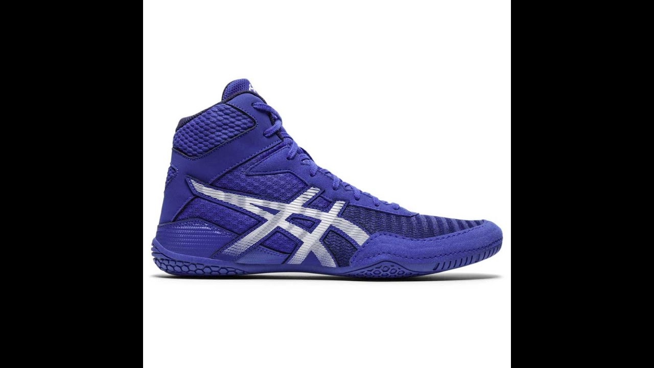 Asics Wrestling Shoes Matcontrol 1081A029-400 YouTube