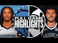 GRIZZLIES At NETS FULL GAME HIGHLIGHTS November 4 2024 