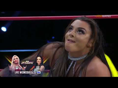 The Virtuosa vs La Mera Mera Deonna Purrazzo faces Thunder Rosa  42724 AEW Rampage