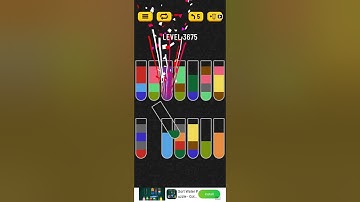 water sort puzzle level 3675