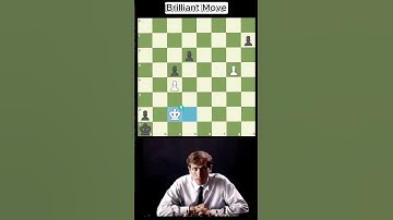 Brilliant Move by King 😱 #chess #brilliantmove #brilliant #bobbyfischer #shorts