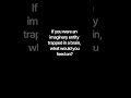 If you were an imaginary entity trapped in a brain, what would you feed on?