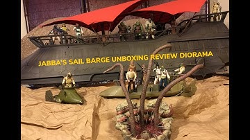 HASLAB JABBA’S BARGE UNBOXING REVIEW DIORAMA