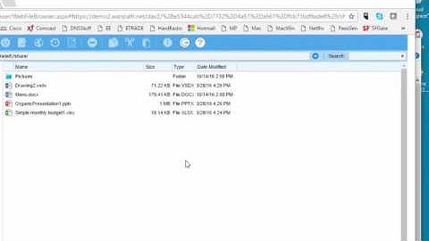 MyWorkDrive User Interface Overview - Web File Access