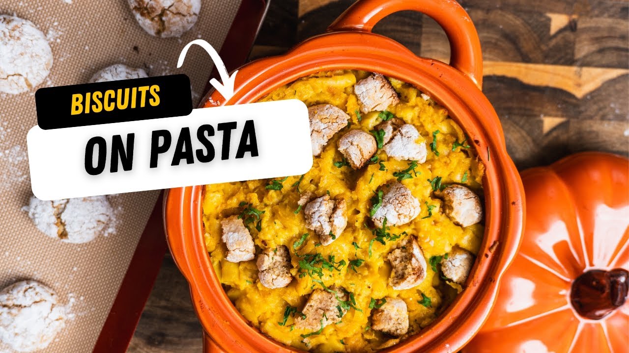 PUMPKIN AND AMARETTI VEGAN MAC AND CHEESE