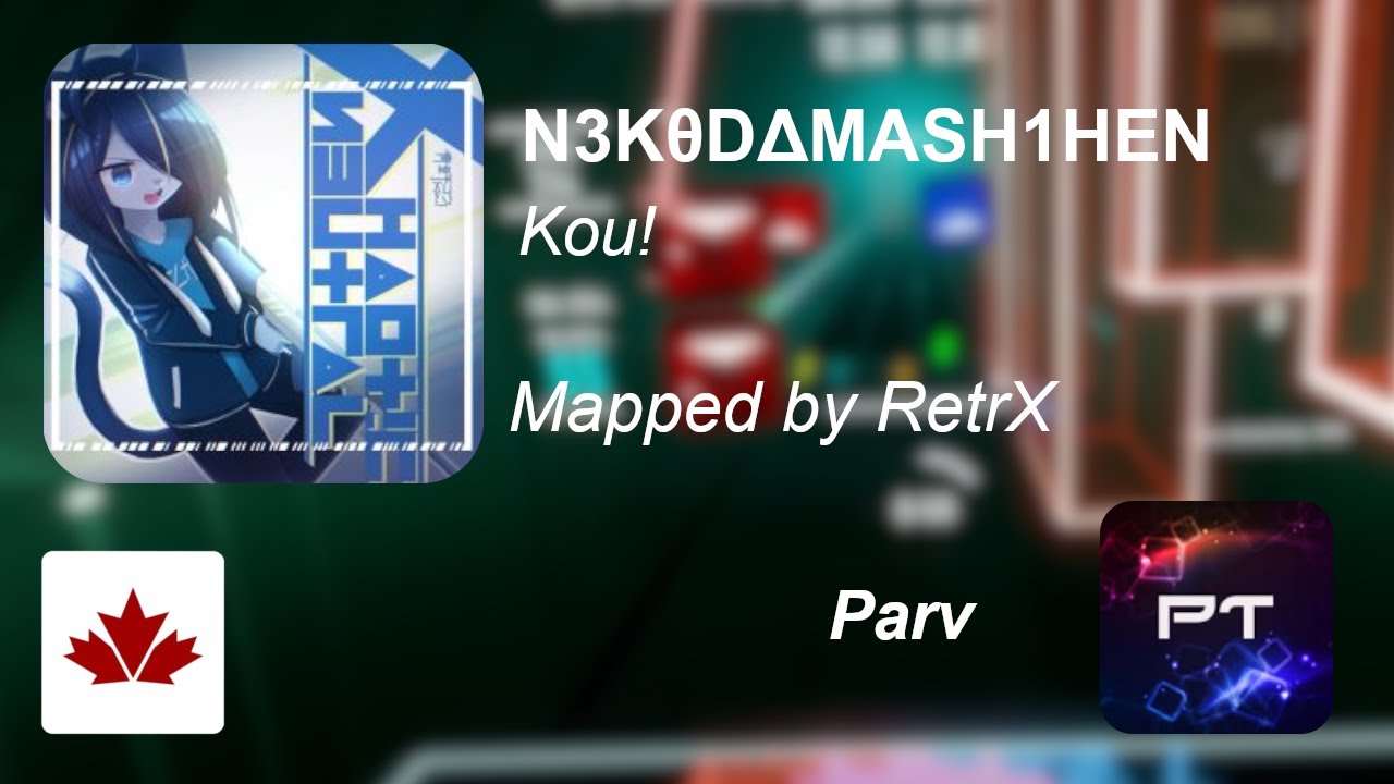 Beat Saber | Parv | N3KθDΔMASH1HEN [Expert+] | 2 misses, 96.55%, 1st