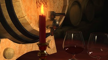 Candle Flame created in Maya rendered in Mental ray