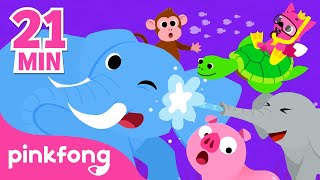 Kumpulan Lagu Binatang & Hewan | Kartun Anak Indonesia | Pinkfong dan Baby Shark
