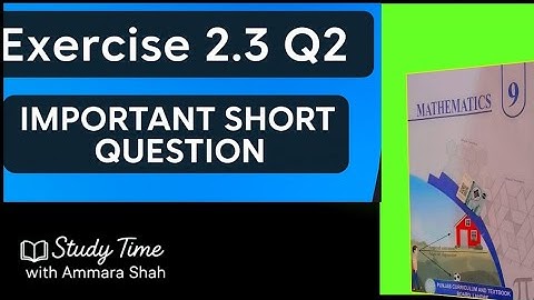 9th Class Math | Exercise 2.3 Q2 | Natural Logarithms | Important Short Question | New Book 2025