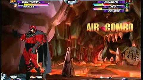MvC2 Online (360): Ranked Match 22 (Mag/Hulk/Psy) .:4.19.10:.