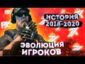 Эволюция игроков в Standoff 2