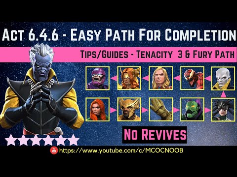 MCOC: Act 6.4.6 – Easy Path For Completion – How to Defeat Grandmaster – Tips/guides – No Revives