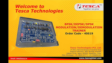 BPSK/DEPSK/DPSK Modulation/Demodulation Trainer || Tesca 40619