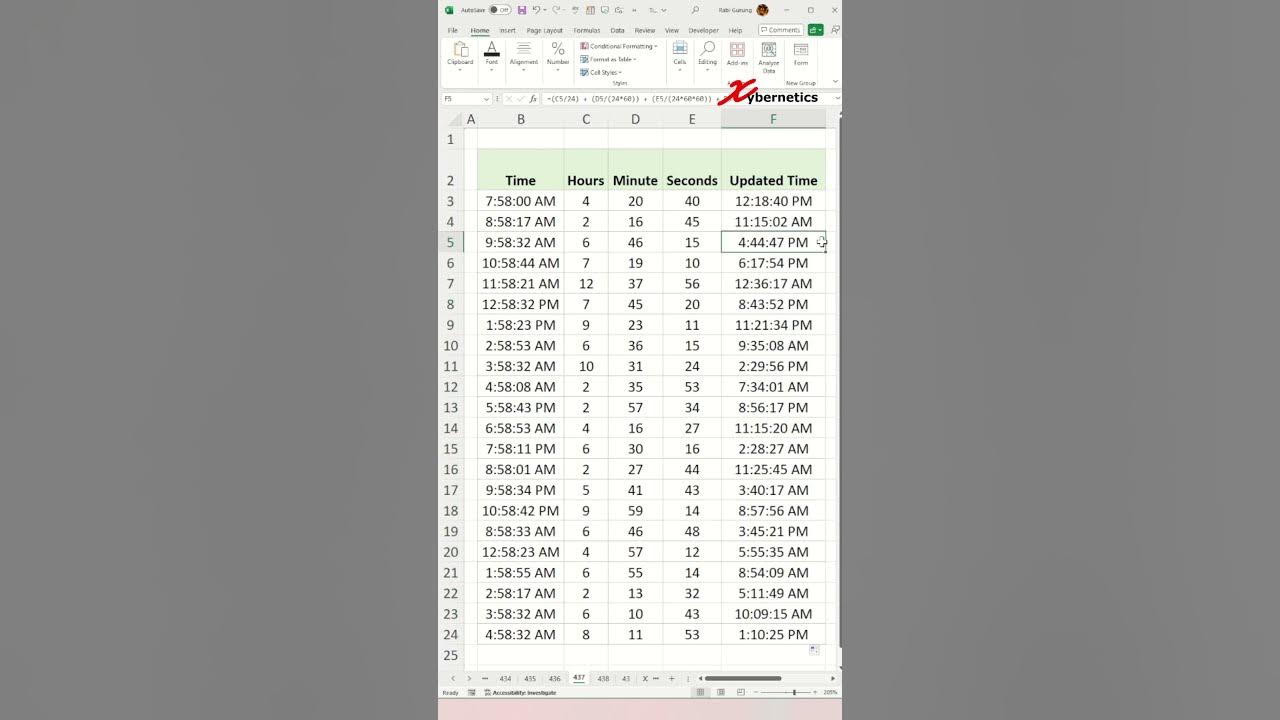 Add time hours minutes seconds in excel excel tips and tricks youtube
