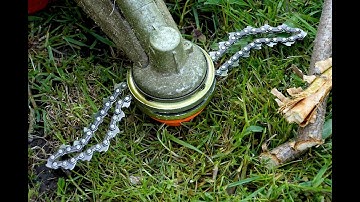 CHAIN Trimmer Head !? REVIEW AND TEST #2