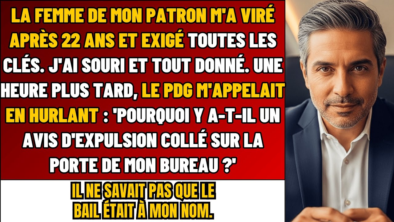 La Femme De Mon Patron M'a VIRÉ Parce Que 