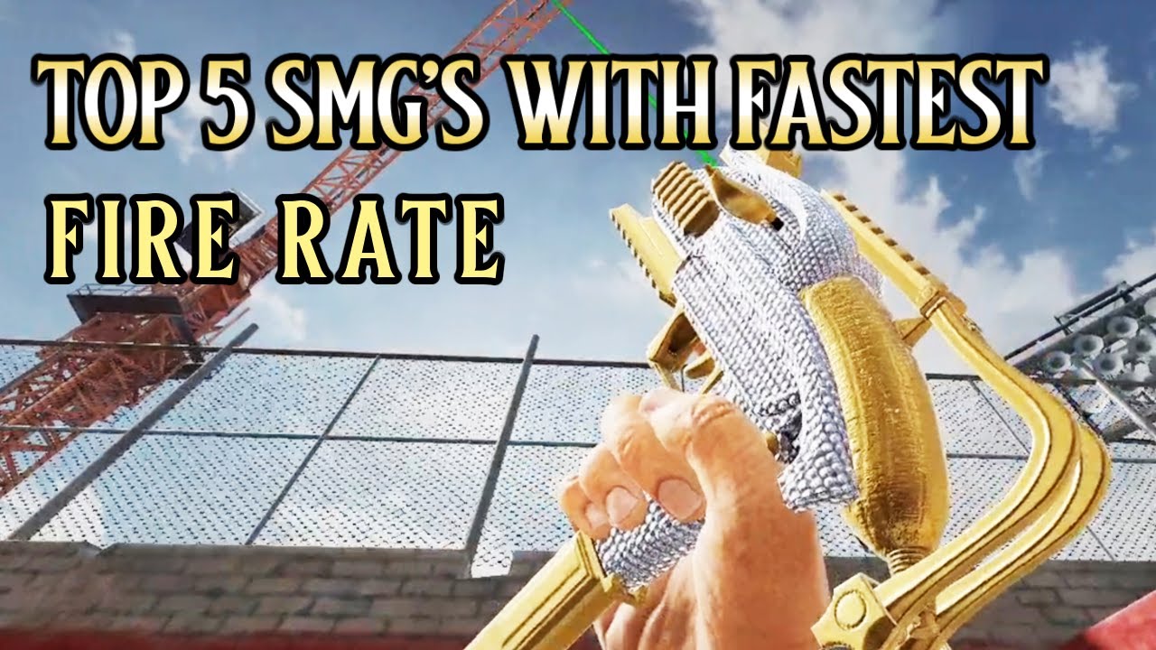 Top 5 SMG's with the Fastest Fire Rate in Cod Mobile YouTube