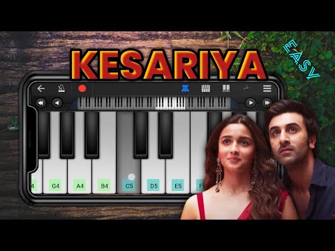 Kesariya Brahmastra  Learn on piano  easy piano lesson with chords