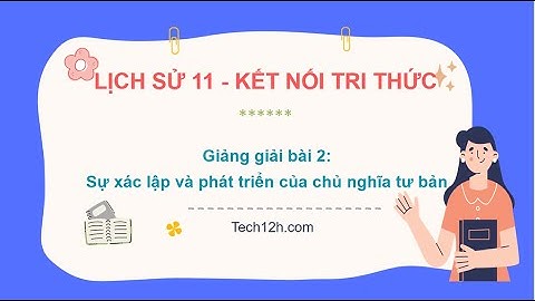Giảng bài 2: Sự xác lập và phát triển của chủ nghĩa tư bản | Bài giảng Lịch sử 11 Kết nối