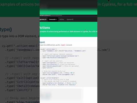 parameterized method. Cypress