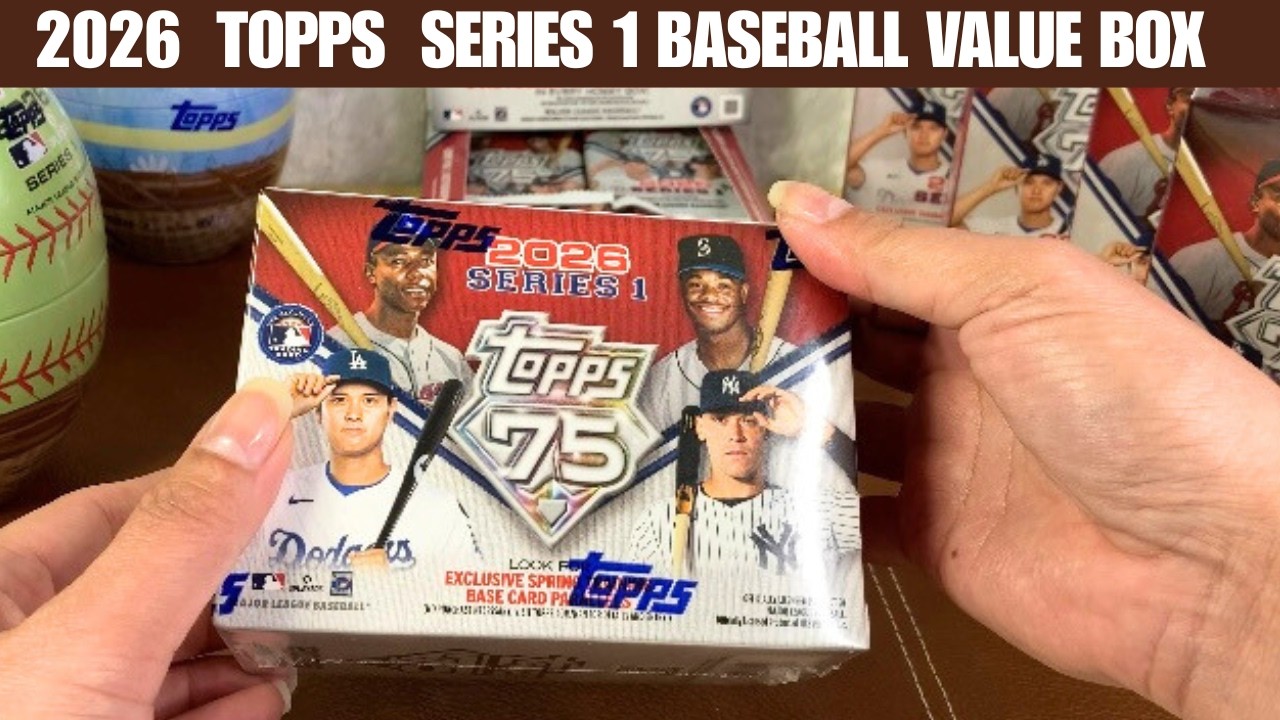 2026 Topps Series 1 Baseball - Value Box UNBOXING - YouTube