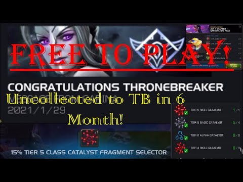 Free to Play Thronebreaker & First R3 6*!!! Uncollected to Thronebreaker in 6 Month!