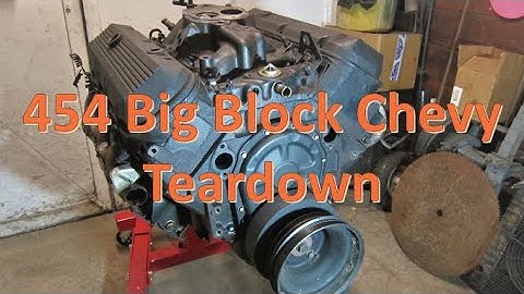 454 Big Block Chevy Teardown