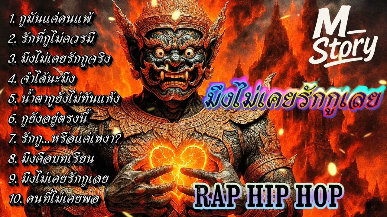 🔥รวมเพลงแร๊ป🔥 รักกู❌️ หรือแค่เหงา?✅️ 🔥 #raphiphop #rap #hiphop #แร็ปไต้ดิน #rap2025 #trap