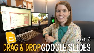 Create Drag and Drop Activities on Google Slides Part 2 | Create draggers students can&#39;t edit!