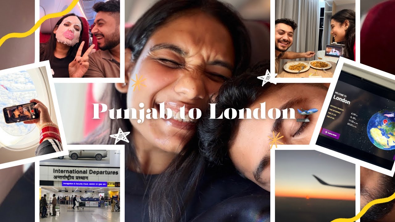 UK Trip  Day 0 | Delhi to London nonstop flight | Metro from Airport to Hotel | Room Tour