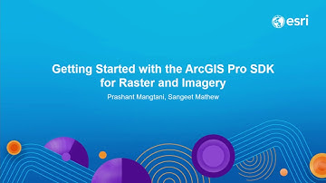 Getting Started with the ArcGIS Pro SDK for Raster and Imagery