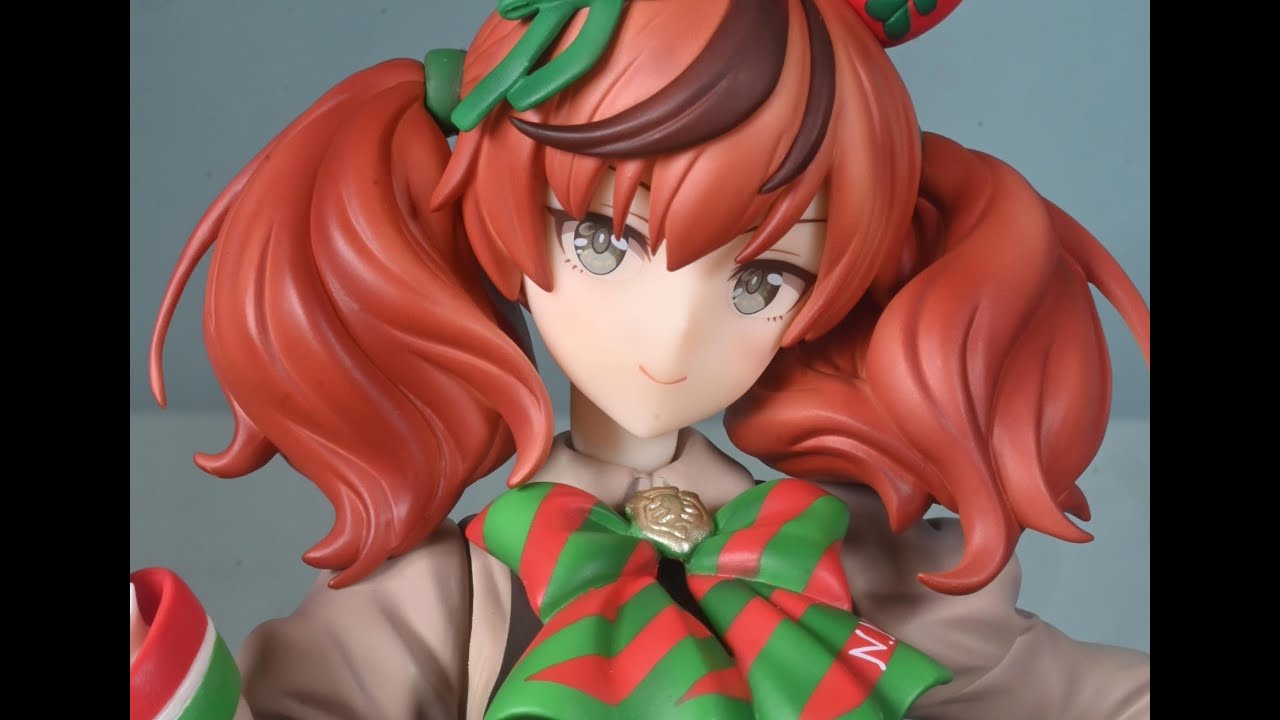 ナイスネイチャ ポインセチアリボン フィギュア ウマ娘」よりポインセチア・リボンの勝負服を纏ったナイスネイチャの