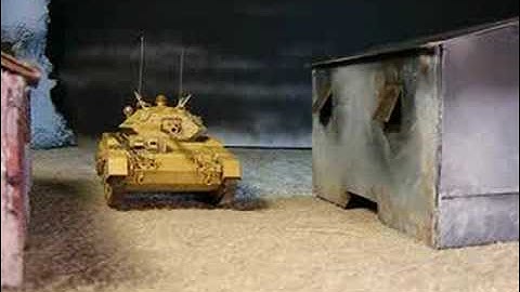 Crusader British tank RadioControl small model