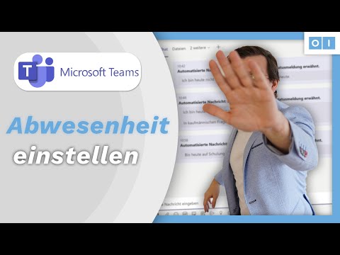 Video: Wie setzen Sie sich in Teams außer Haus?