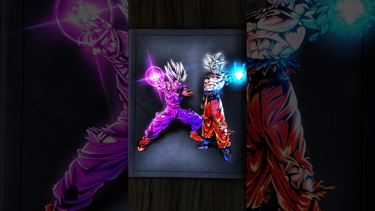 UI Goku & Beast Gohan - Drawing | Dragon Ball Super 