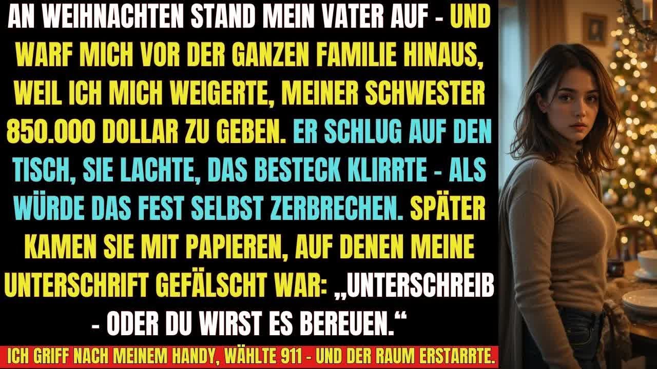 👉 „Sie sagten： ‘Unterschreib – oder du wirst es bereuen ’ Ich griff zum Handy “