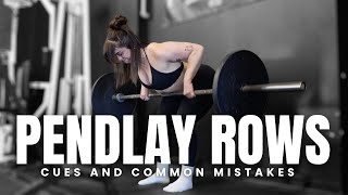 MOVEMENT DEMO: PENDLAY ROWS: cues & common mistakes
