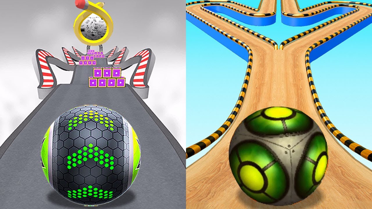 Going Balls VS GyroSphere Trials,Temple Rolling Balls,Rollance Ball,Rolling Balance,Super Rolling