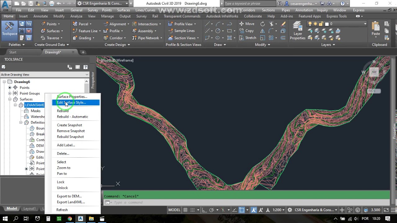 Triangulação de um quadrado em AutoCAD, CAD (33.6 KB)