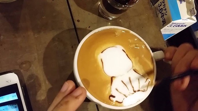 本日の暇カプチーノ スヌーピーとお月見 Snoopy ラテアート Latteart Youtube 本日の暇カプチーノ スヌーピーとお月見 Snoopy ラテアート Latteart Youtube