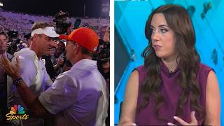 Full LSU rocks Clemson 51-10 in Lane Kiffin’s debut as Tigers head coach | CFB Countdown | NBC Sports Update