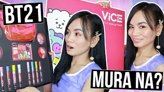 LOCAL at MURANG BT21, OKAY BA?! | BT21 Vice Cosmetics Makeup Full Review