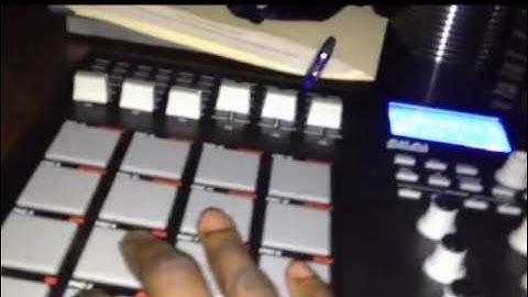 Sampling on Akai Mpd 26