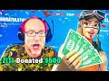 Donating to Twitch Streamers if they WIN! ... (im broke now)