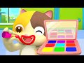 Learn Colors with Baby Kitten | Colors Song | Pretend Play | Kids Songs | Mimi and Daddy