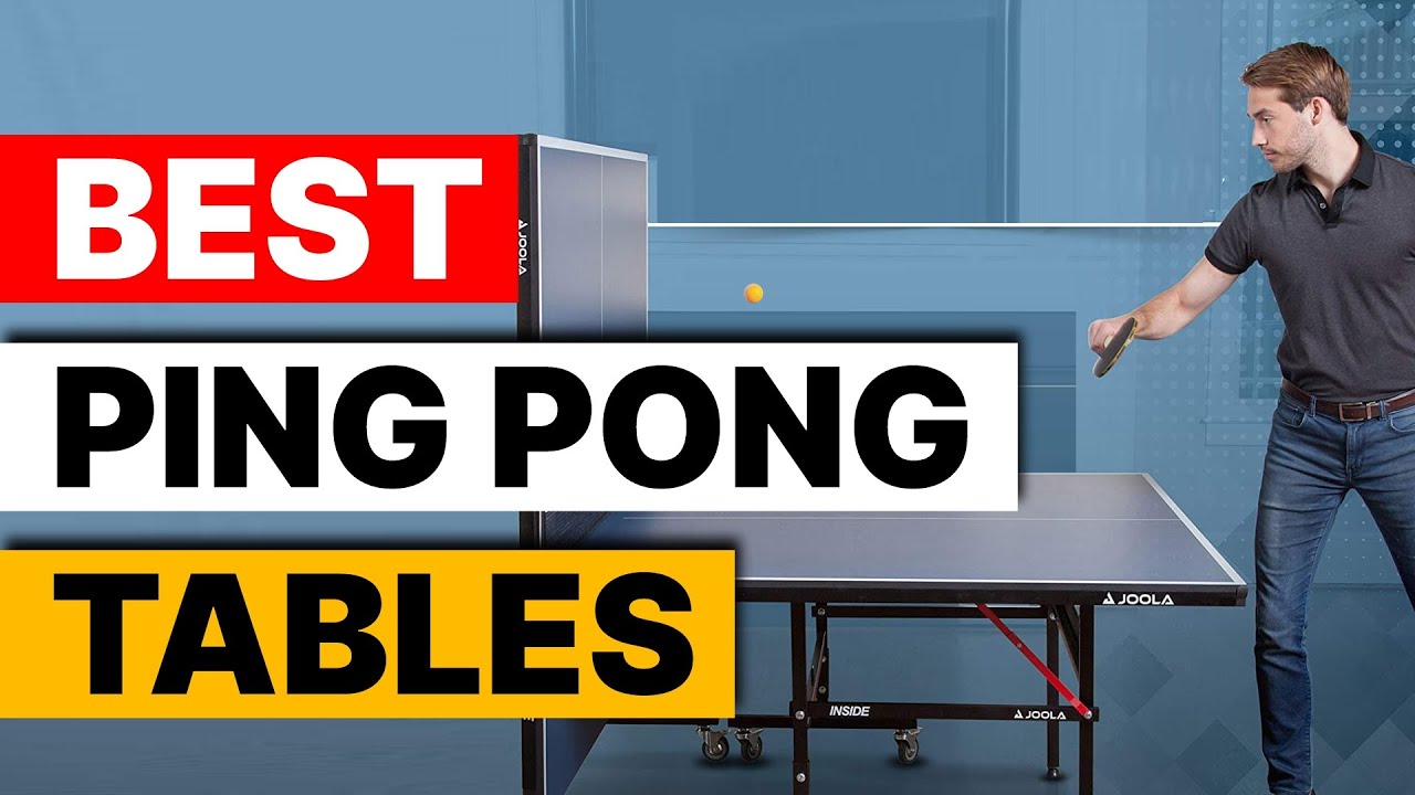 Table de ping pong ⇒ Comparatif, avis et meilleurs modèles 2024